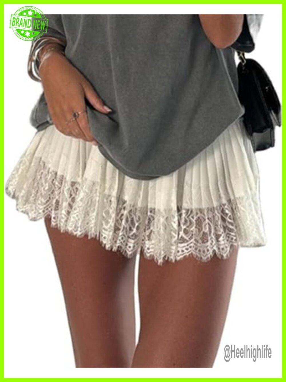 Women Y2K Floral Lace Mini Skirt Mesh Ruffle Half Slip Layered A-Line